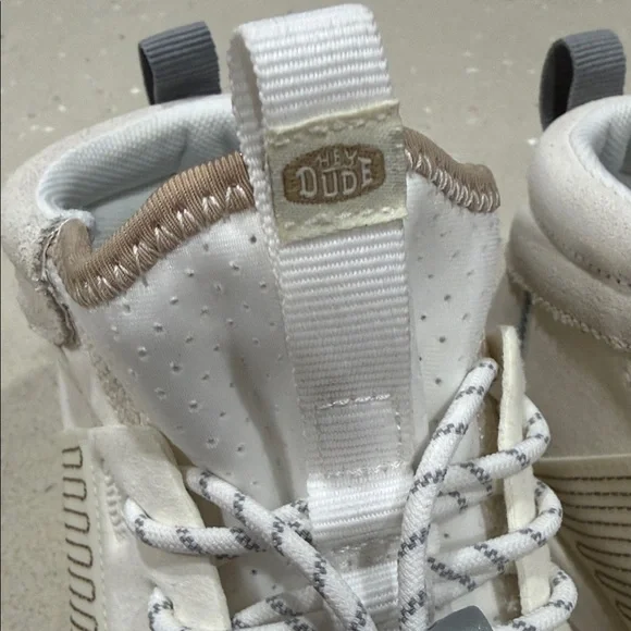 Hey Dude Cream and White Women's Sneakers - Picture 9 of 14
